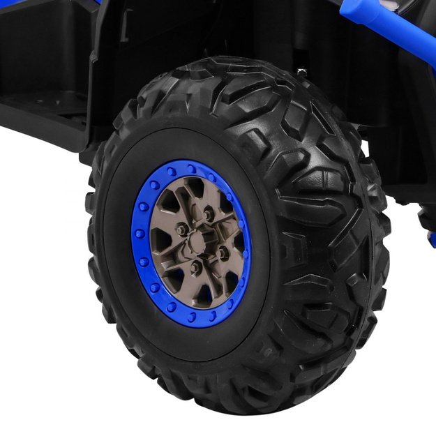 Vienvietis elektrinis keturratis vaikams Quad ATV Desert, mėlynas