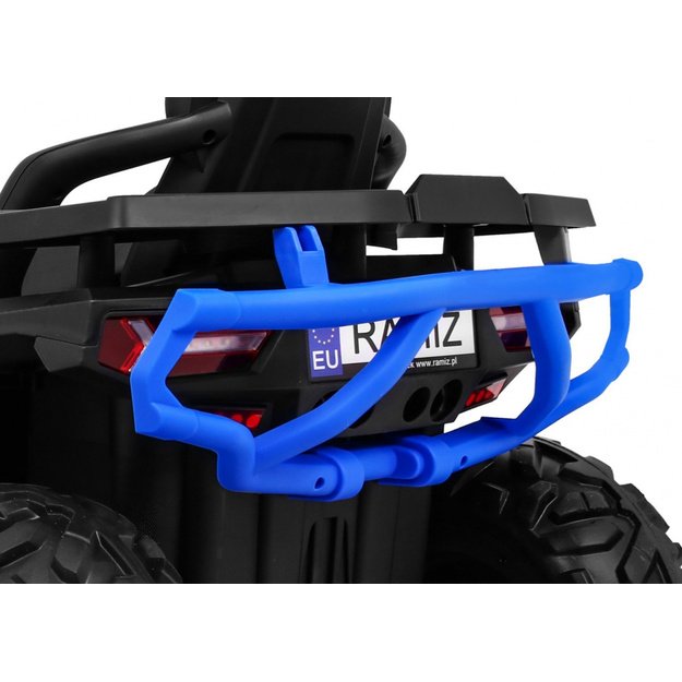 Vienvietis elektrinis keturratis vaikams Quad ATV Desert, mėlynas