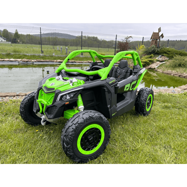 Dvivietis elektromobilis bagis Maverick Turbo RR, mėlynas