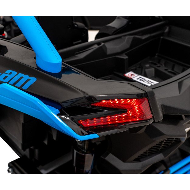 Dvivietis elektromobilis bagis Maverick Turbo RR, mėlynas