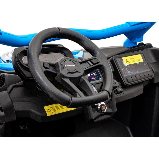 Dvivietis elektromobilis bagis Maverick Turbo RR, mėlynas