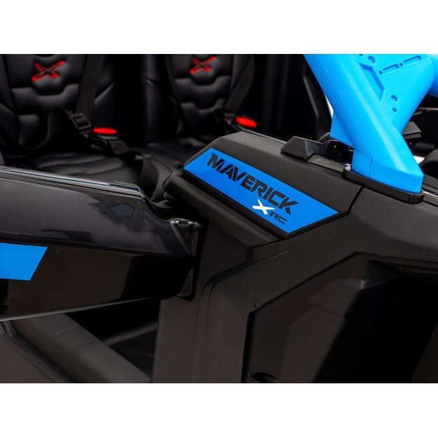 Dvivietis elektromobilis bagis Maverick Turbo RR, mėlynas