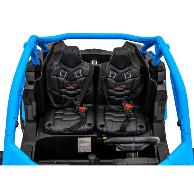 Dvivietis elektromobilis bagis Maverick Turbo RR, mėlynas
