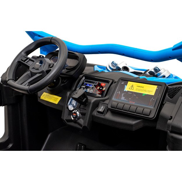 Dvivietis elektromobilis bagis Maverick Turbo RR, mėlynas