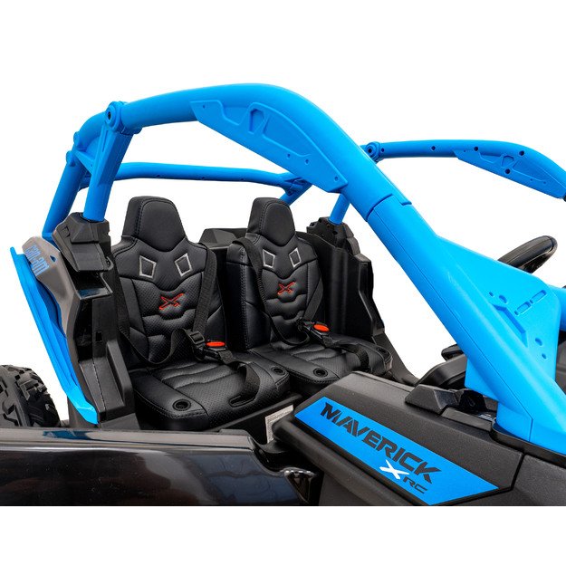 Dvivietis elektromobilis bagis Maverick Turbo RR, mėlynas