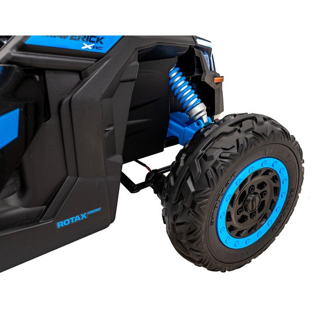 Dvivietis elektromobilis bagis Maverick Turbo RR, mėlynas