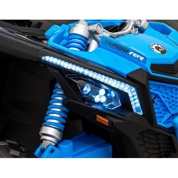Dvivietis elektromobilis bagis Maverick Turbo RR, mėlynas