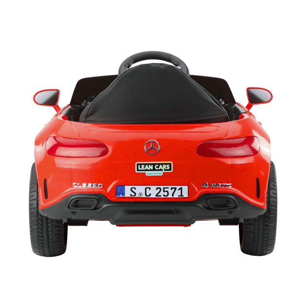 Vienvietis vaikiškas elektromobilis vaikams Mercedes KL-1666-1, raudonas 5
