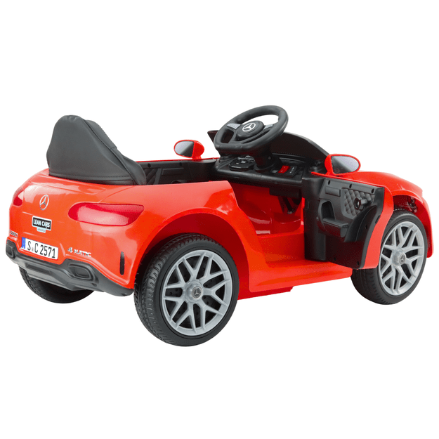 Vienvietis vaikiškas elektromobilis vaikams Mercedes KL-1666-1, raudonas 3