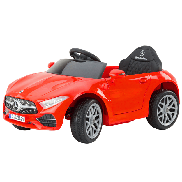 Vienvietis vaikiškas elektromobilis vaikams Mercedes KL-1666-1, raudonas 1