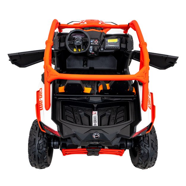 Dvivietis elektromobilis bagis Maverick Turbo RR, oranžinis