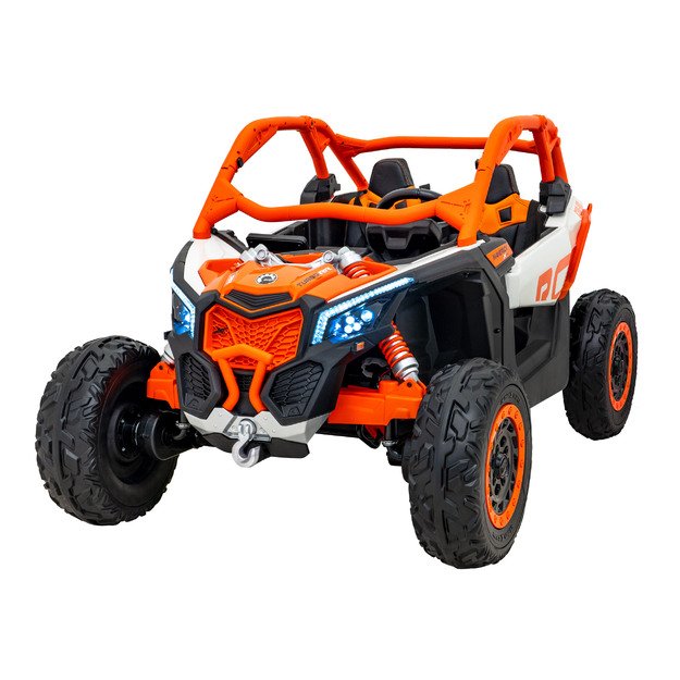 Dvivietis elektromobilis bagis Maverick Turbo RR, oranžinis