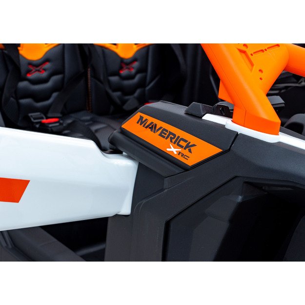 Dvivietis elektromobilis bagis Maverick Turbo RR, oranžinis