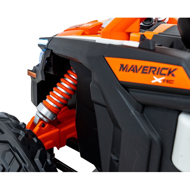 Dvivietis elektromobilis bagis Maverick Turbo RR, oranžinis