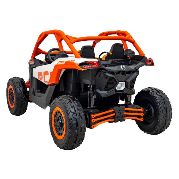 Dvivietis elektromobilis bagis Maverick Turbo RR, oranžinis