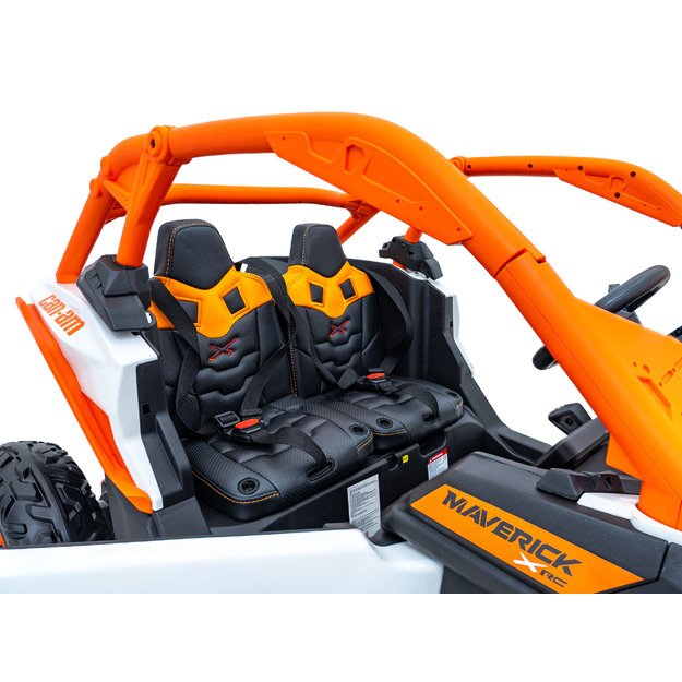 Dvivietis elektromobilis bagis Maverick Turbo RR, oranžinis