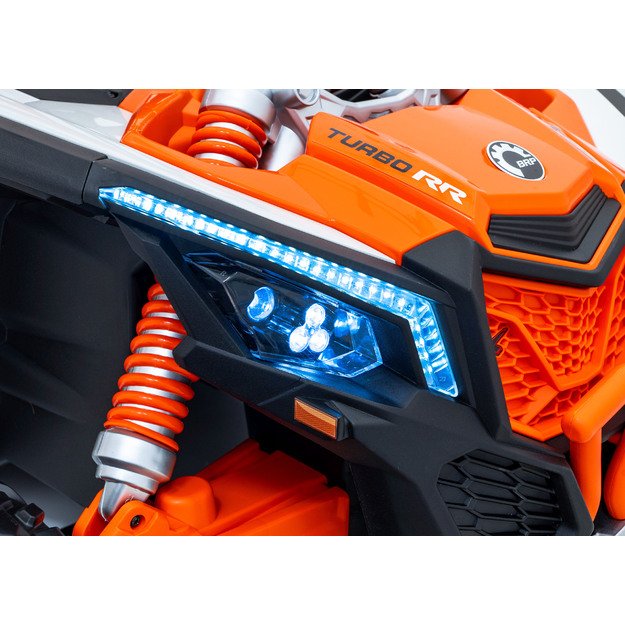Dvivietis elektromobilis bagis Maverick Turbo RR, oranžinis
