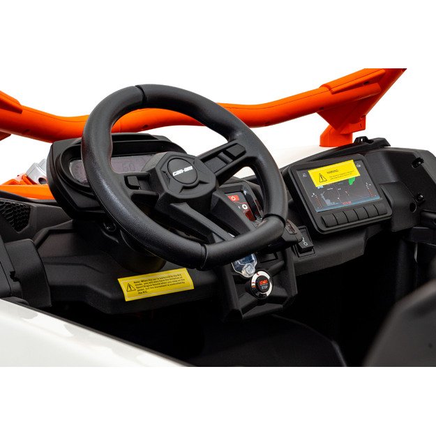 Dvivietis elektromobilis bagis Maverick Turbo RR, oranžinis