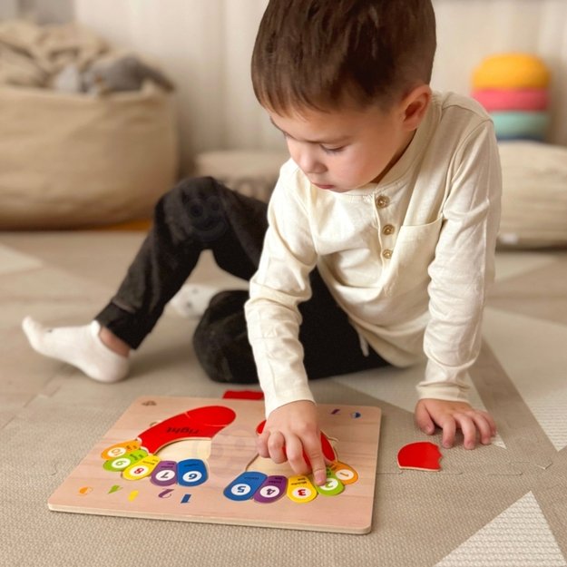 Mokomoji medinė dėlionė, rankos ir kojos, TOOKY TOY