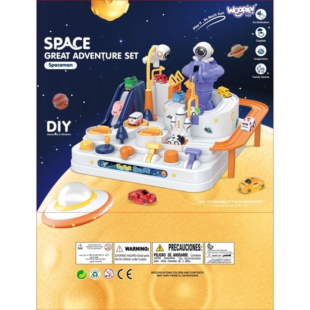 Interaktyvus žaislas vaikams Astronautų nuotykiai, WOOPIE