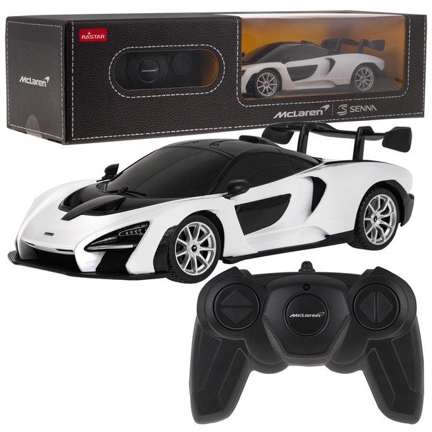 Nuotoliniu būdu valdomas McLaren Senna automobilis, RASTAR, baltas