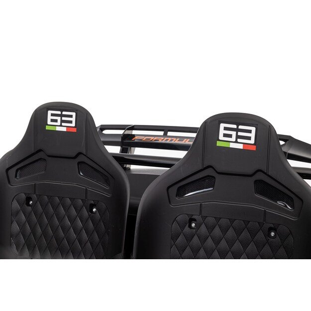 Dvivietis elektromobilis bagis GENERAL 63 800W, juodas