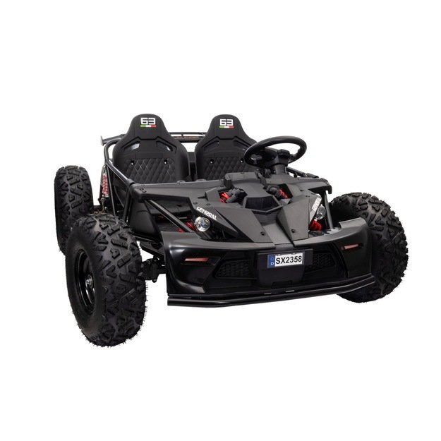 Dvivietis elektromobilis bagis GENERAL 63 800W, juodas