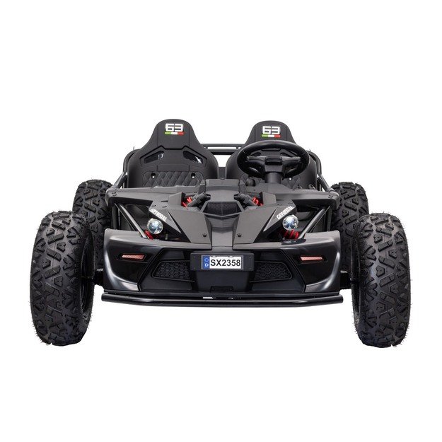 Dvivietis elektromobilis bagis GENERAL 63 800W, juodas