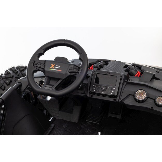 Dvivietis elektromobilis bagis GENERAL 63 800W, juodas
