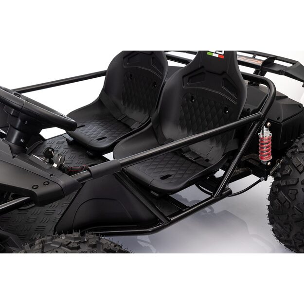 Dvivietis elektromobilis bagis GENERAL 63 800W, juodas