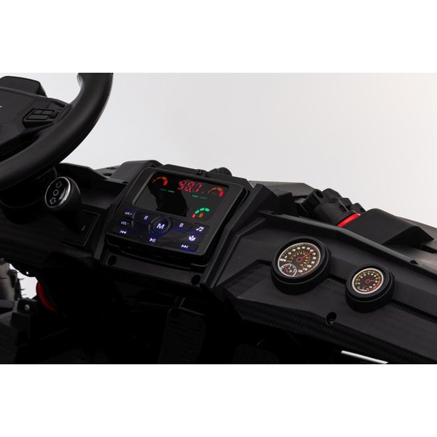 Dvivietis elektromobilis bagis GENERAL 63 800W, juodas