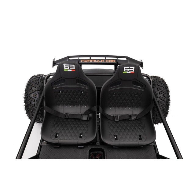 Dvivietis elektromobilis bagis GENERAL 63 800W, juodas
