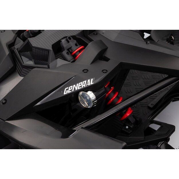 Dvivietis elektromobilis bagis GENERAL 63 800W, juodas