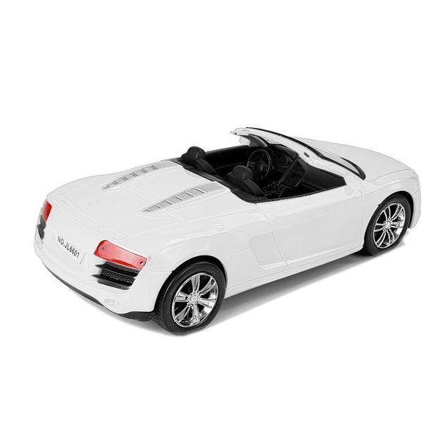 Automobilis kabrioletas, baltas 
