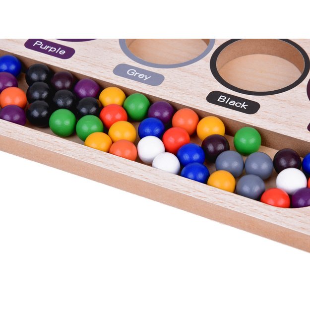 Medinė mokomoji Montessori dėlionė „Mosaic Sorter“ 