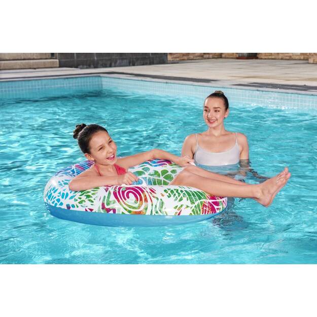Pripučiamas plaukimo ratas 91 cm, BESTWAY, mėlynas