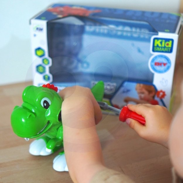 Dinozauro konstruktoriaus rinkinys su atsuktuvu, WOOPIE