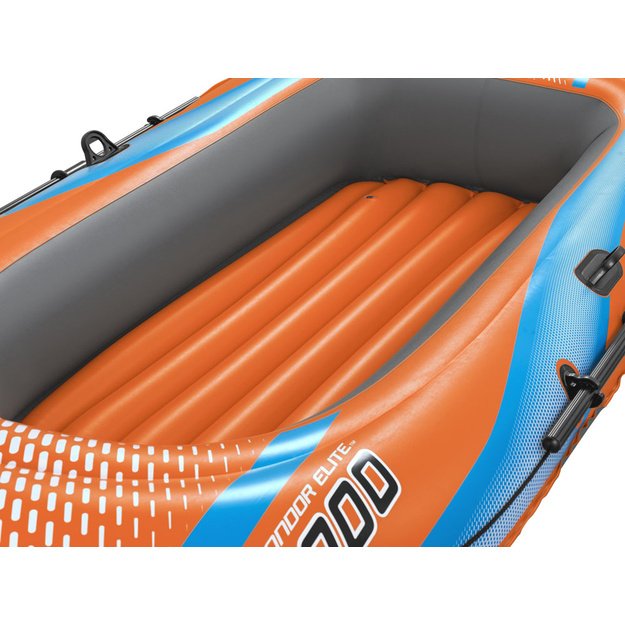 Pripučiama valtis „Kondor Elite 3000“ su irklais ir pompa, Bestway 61145
