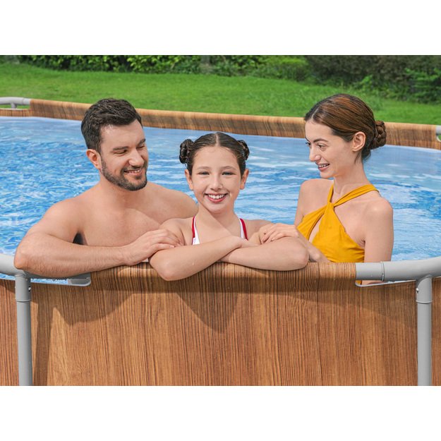 Karkasinis sodo baseinas 610x366x122cm su priedais 10in1 Bestway 