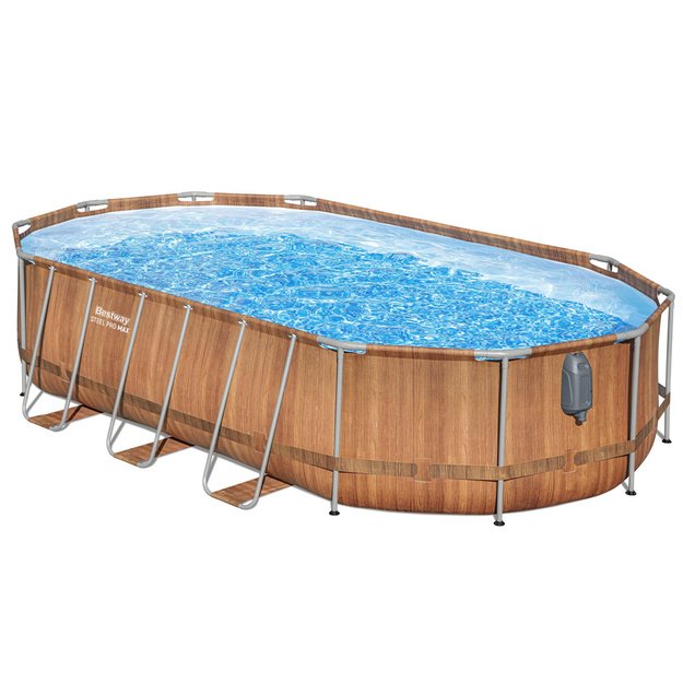 Karkasinis sodo baseinas 610x366x122cm su priedais 10in1 Bestway 