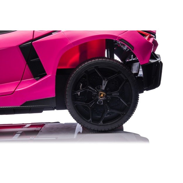 Dvivietis elektromobilis vaikams Lamborghini Revuelto XL, rožinis