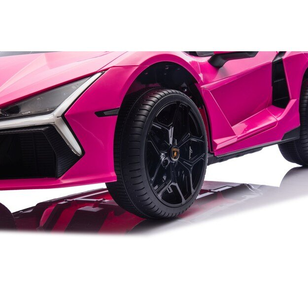 Dvivietis elektromobilis vaikams Lamborghini Revuelto XL, rožinis