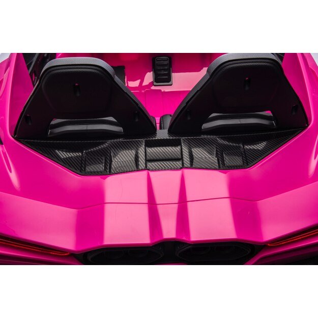 Dvivietis elektromobilis vaikams Lamborghini Revuelto XL, rožinis