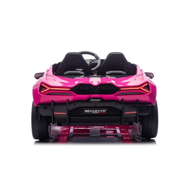 Dvivietis elektromobilis vaikams Lamborghini Revuelto XL, rožinis