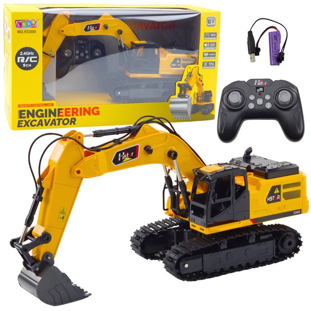 Nuotoliniu būdu valdomas „Caterpillar“ vikšrinis ekskavatorius 9CH 2.4G