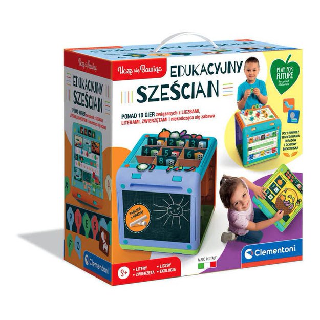 Edukacinis kubas vaikams „Aš mokausi žaisdamas“ Clementoni 50695