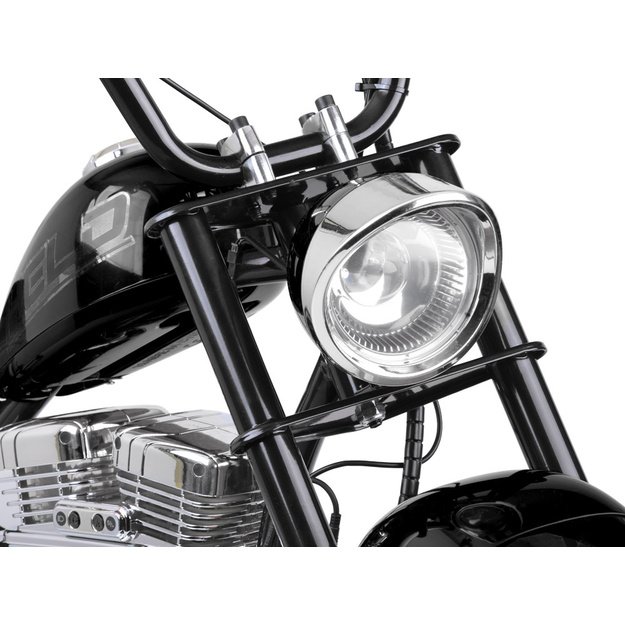 Vienvietis elektrinis motociklas vaikams iki 80 kg, juodas
