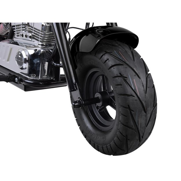 Vienvietis elektrinis motociklas vaikams iki 80 kg, juodas