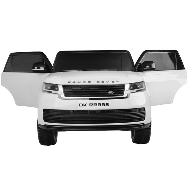 Vienvietis elektrinis džipas vaikams RANGE ROVER 4x4, baltas