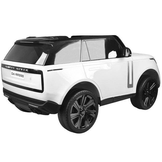 Vienvietis elektrinis džipas vaikams RANGE ROVER 4x4, baltas